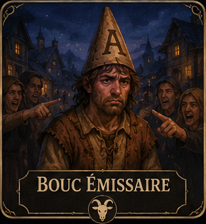 Carte du rôle Bouc Émissaire