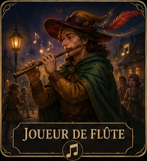 Carte du rôle Joueur de Flûte