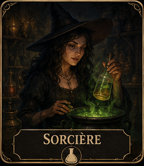 Carte du rôle Sorcière