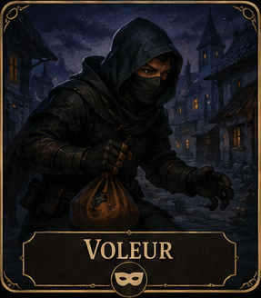 Carte du rôle Voleur