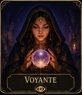 Carte du rôle Voyante
